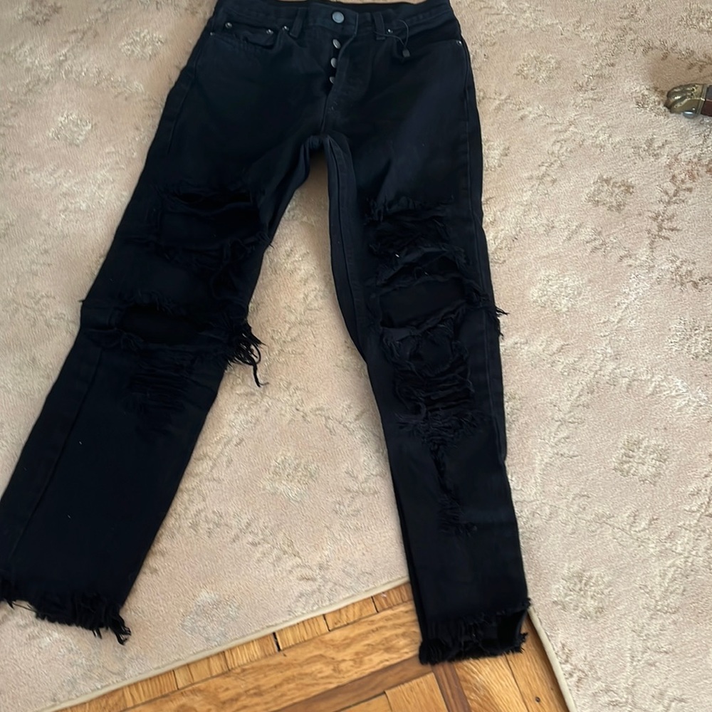 LF carmar ripped jeans.  Size 27